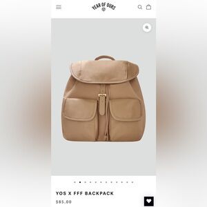 Tan Backpack
